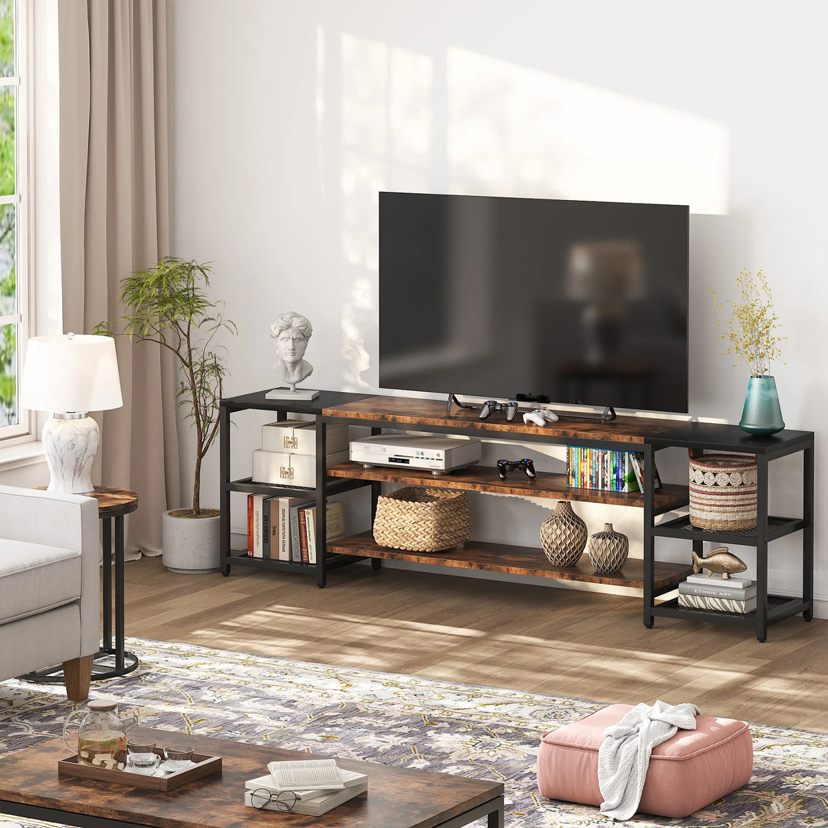 Tribesigns 3-Tier TV Console Stand