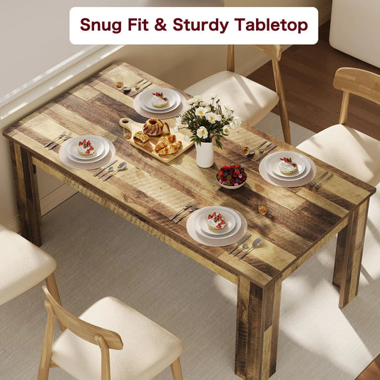 Modern Rectangular Wood Dining Table