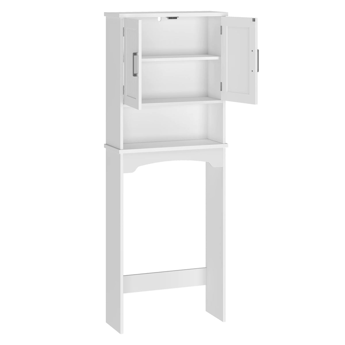 HiMiss High Over Toilet Cabinet With Double Doors