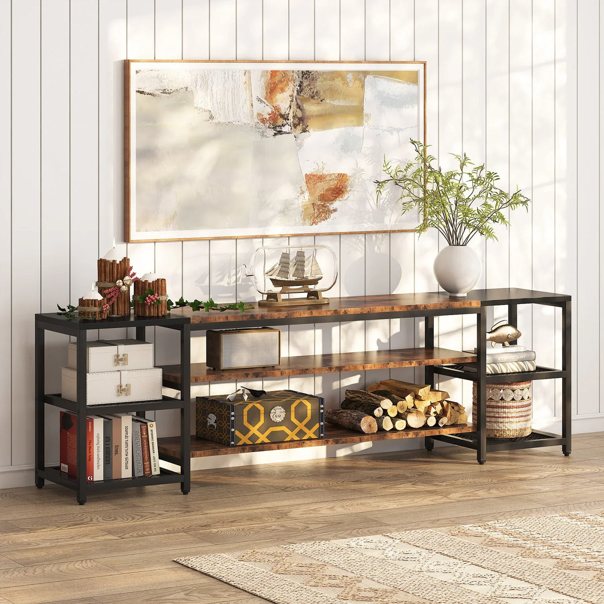 Tribesigns 3-Tier TV Console Stand