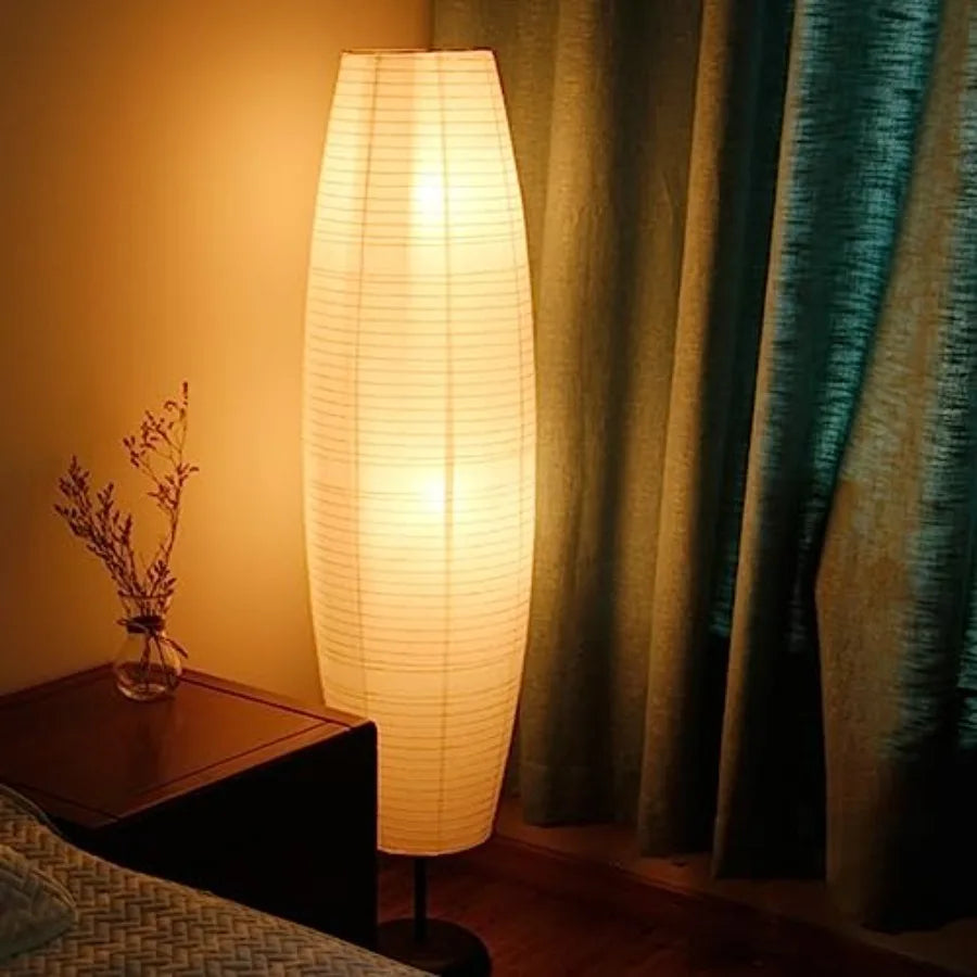 Paper Floor Lamp Modern Soft Light Lantern