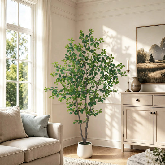 Faux Olive Tree Indoor Decor In Pot