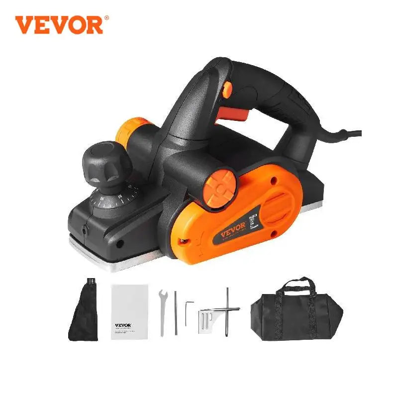 VEVOR Electric Hand Planer 120V Corded Woodworking Tool