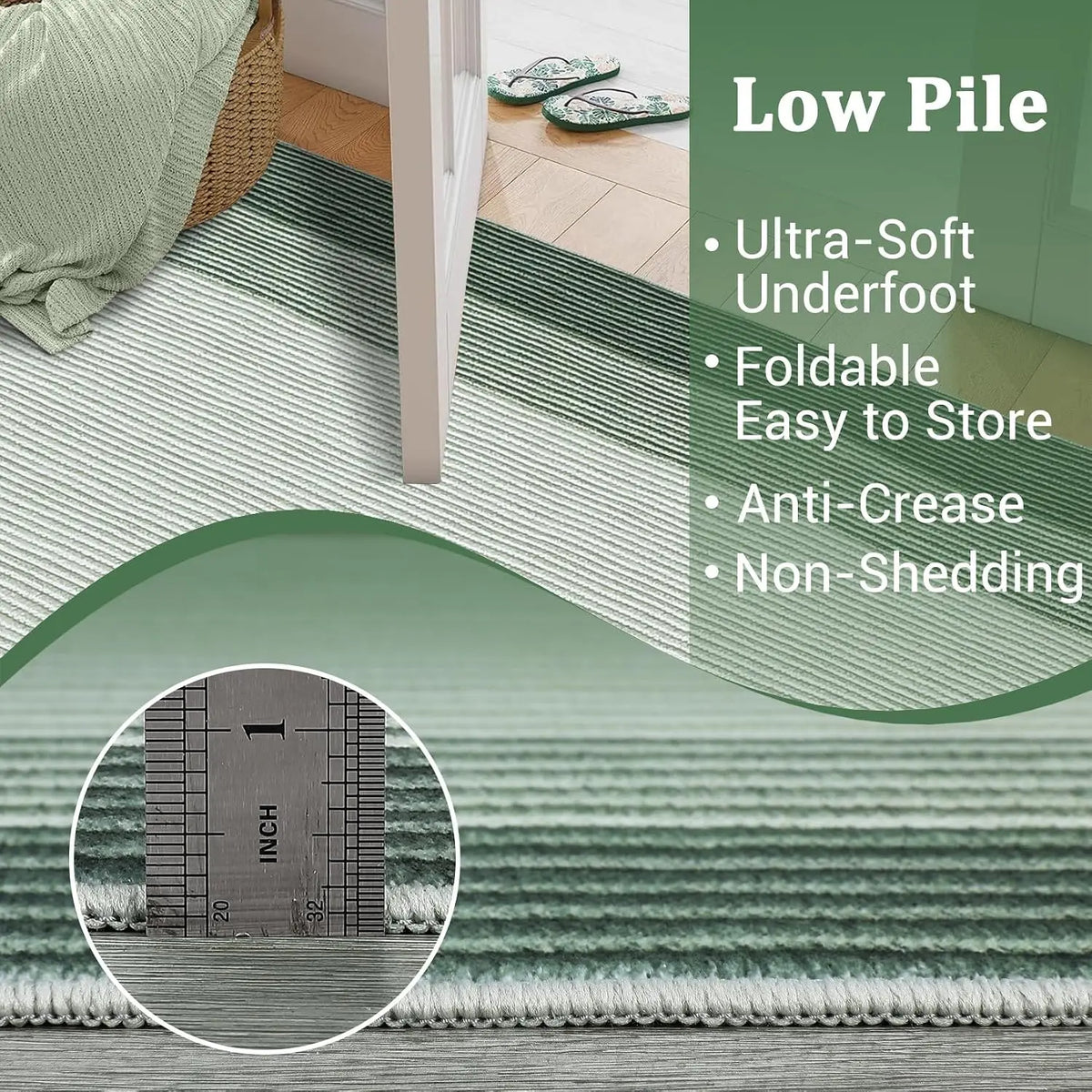 Garvee Abstract Plush Area Rug For Bedroom