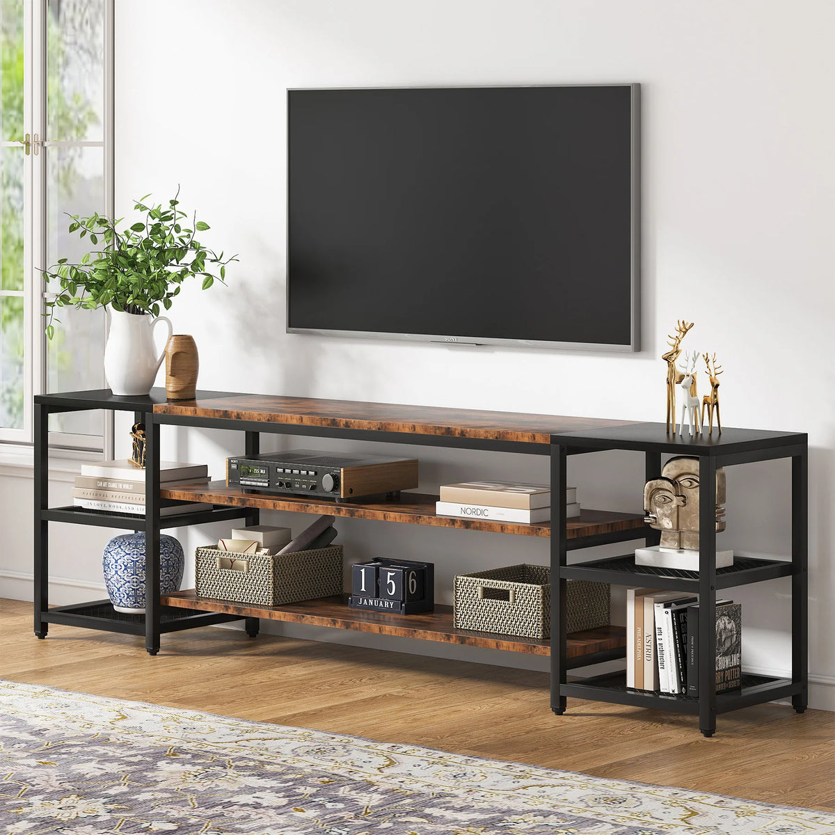 Tribesigns 3-Tier TV Console Stand