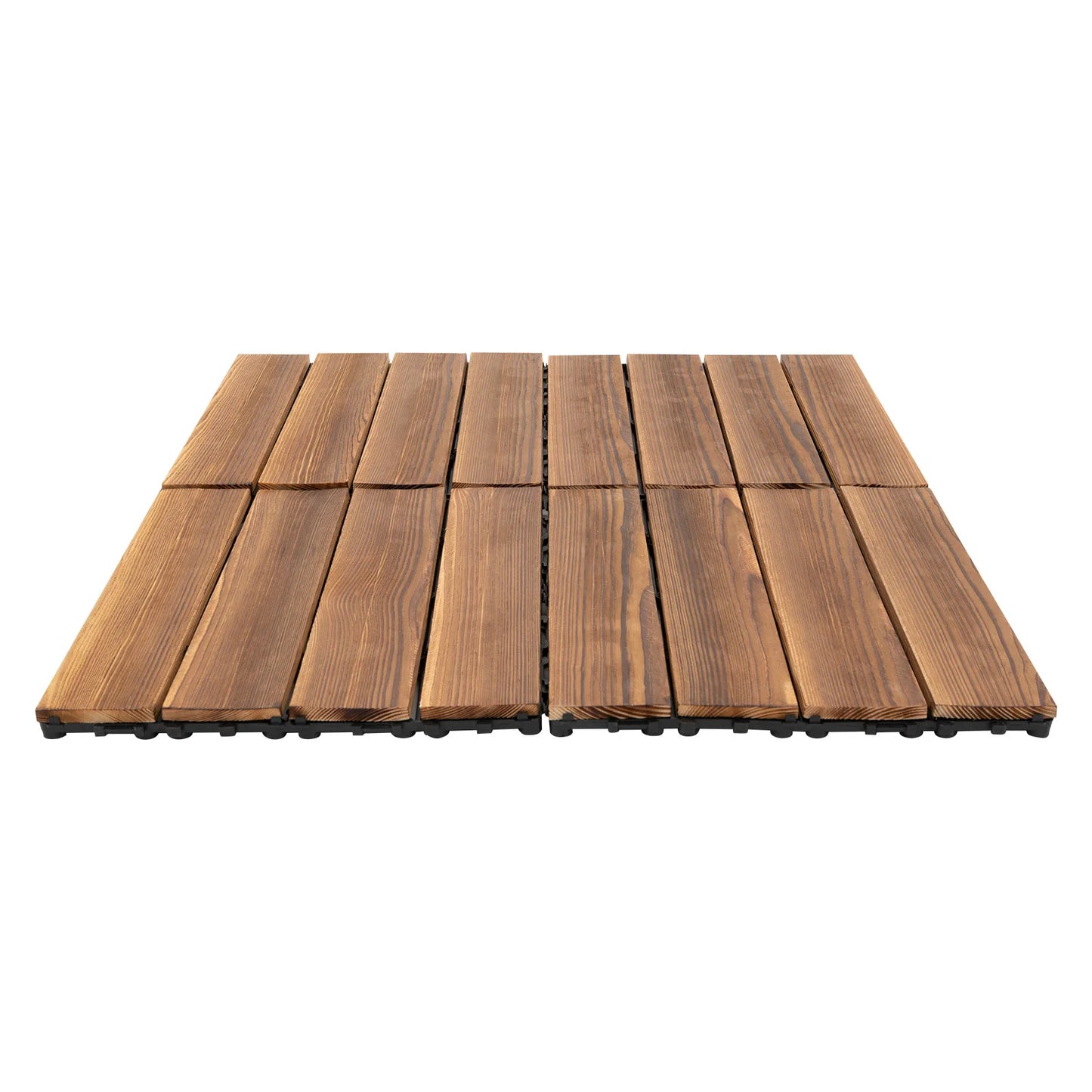 Interlocking Camphor Pine Wood Deck Patio Tiles