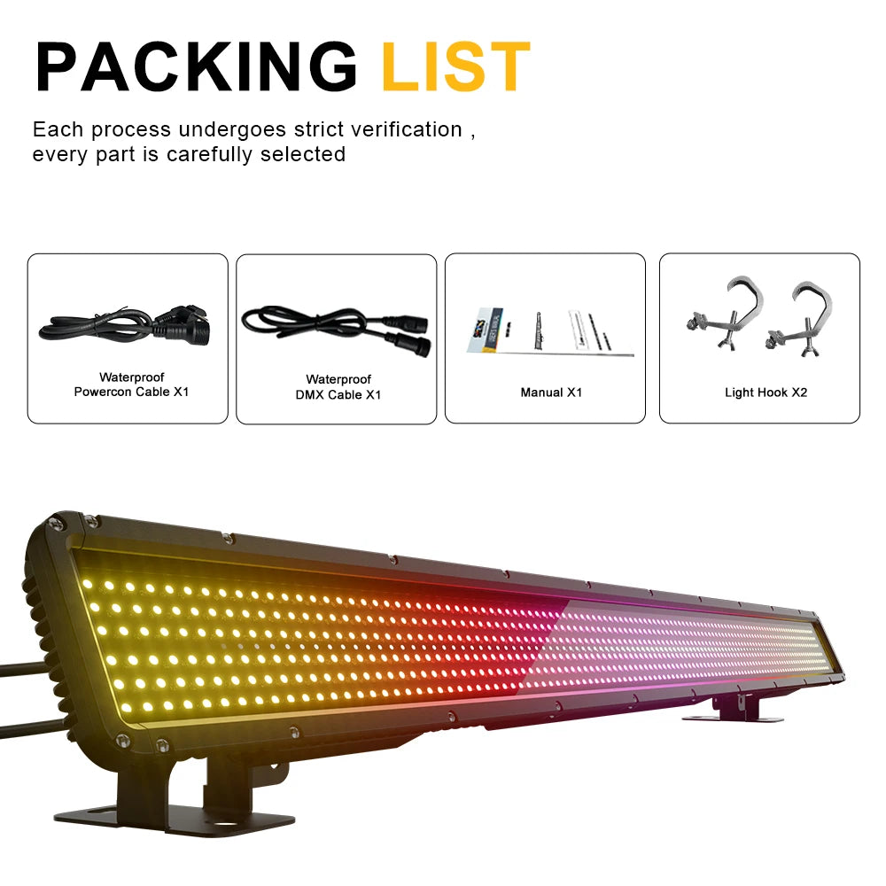 SHEHDS IP65 Waterproof 250W 16 Pixel Strobe Light