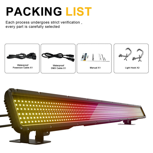 SHEHDS IP65 Waterproof 250W 16 Pixel Strobe Light