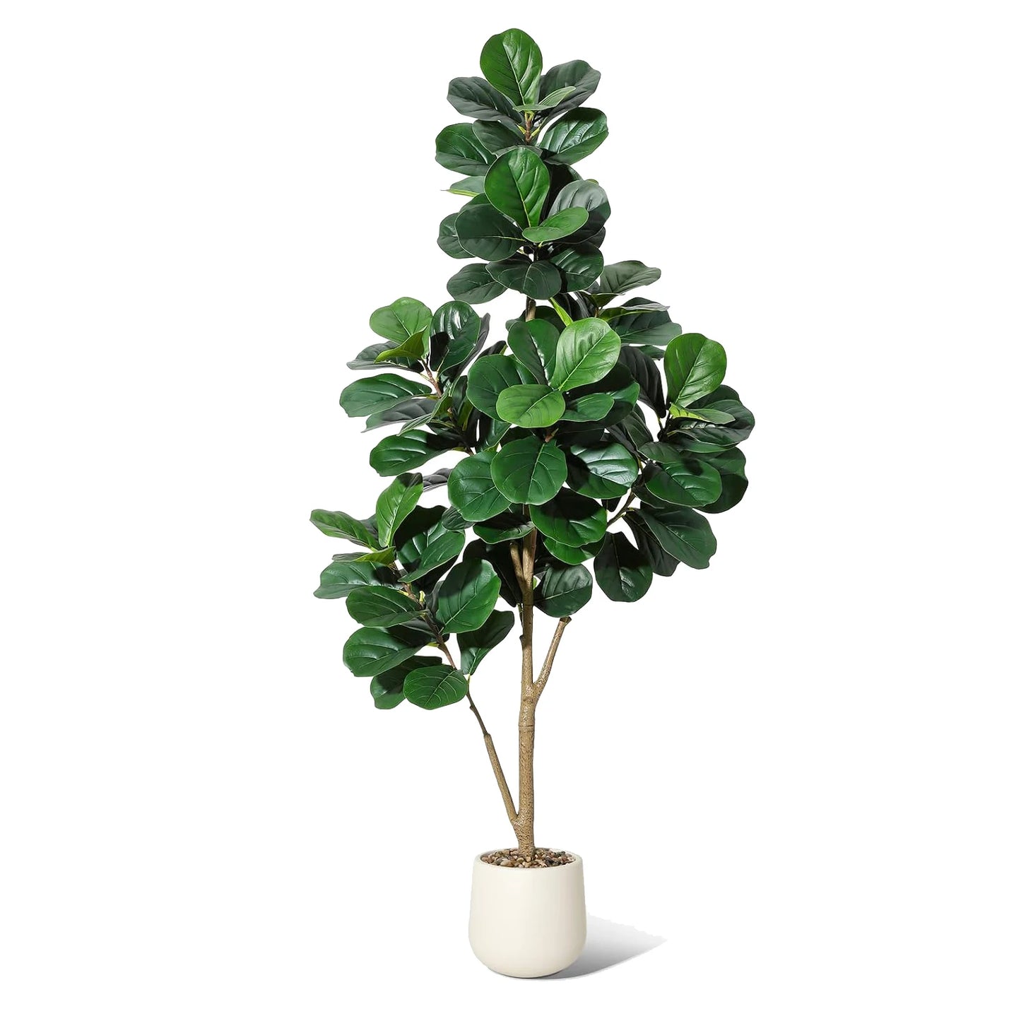HiMISS Fiddle Leaf Fig Tree Artificial In Planter