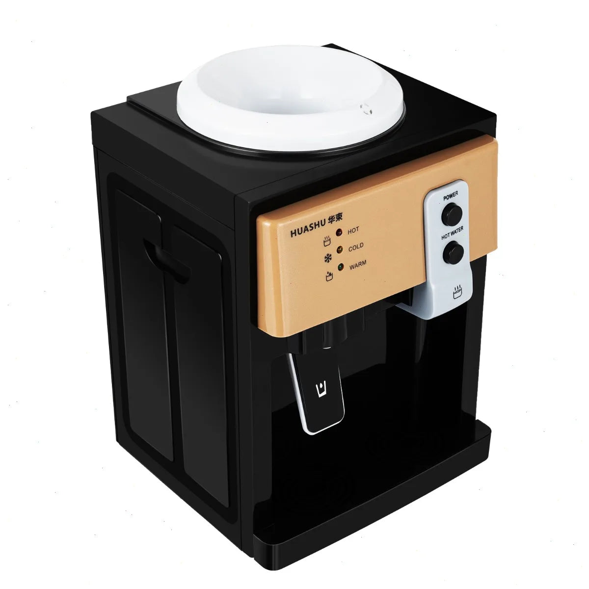 Hot Cold Water Dispenser, Countertop, 3 Temperature, 550W 75W, 304 Stainless Steel, 110V, for Home, Office, Kitchen, Desk, Portable, Energy Efficient, Safe, Water Cooler
