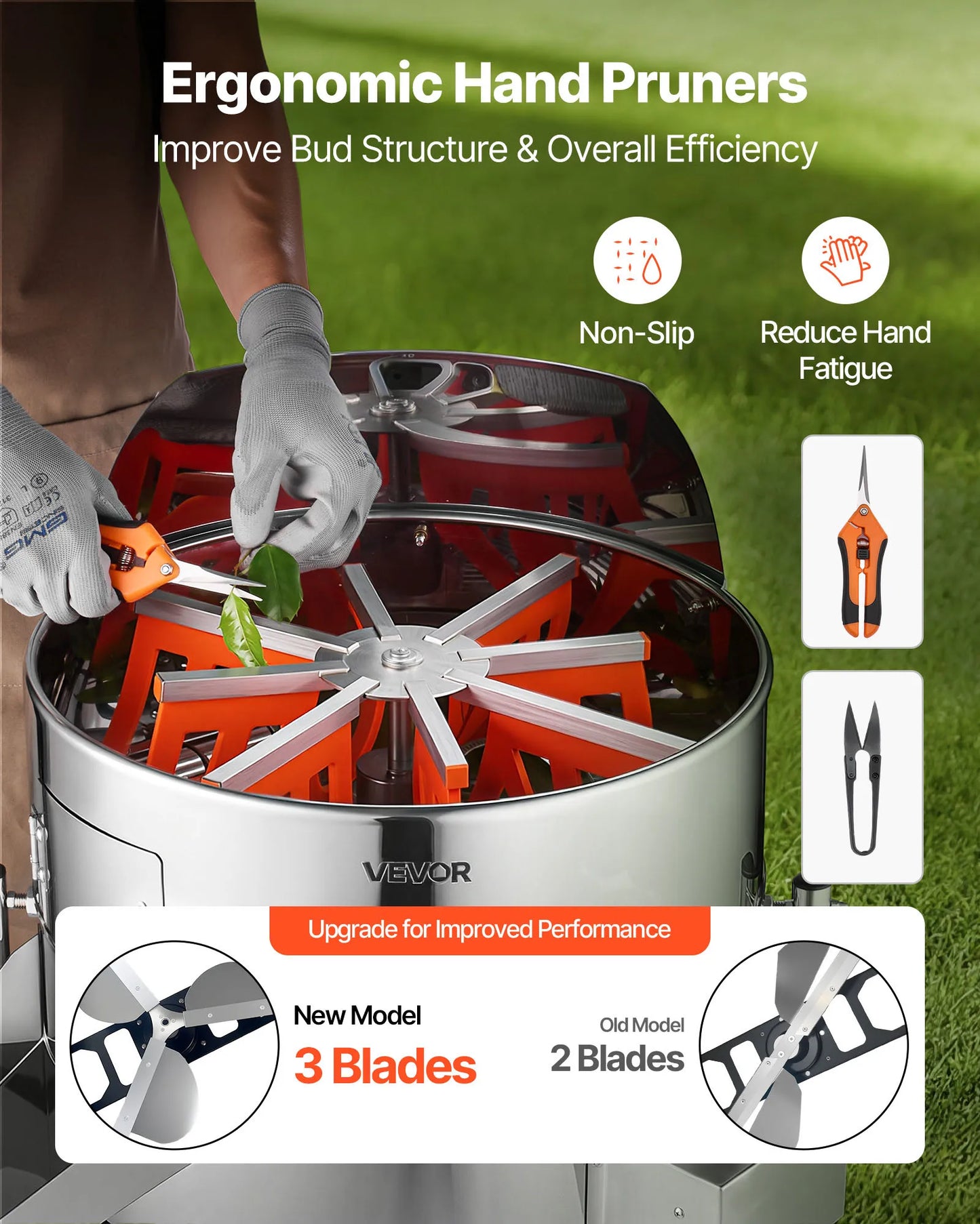 SucceBuy Electric Bud Leaf Trimmer With Stainless Blades