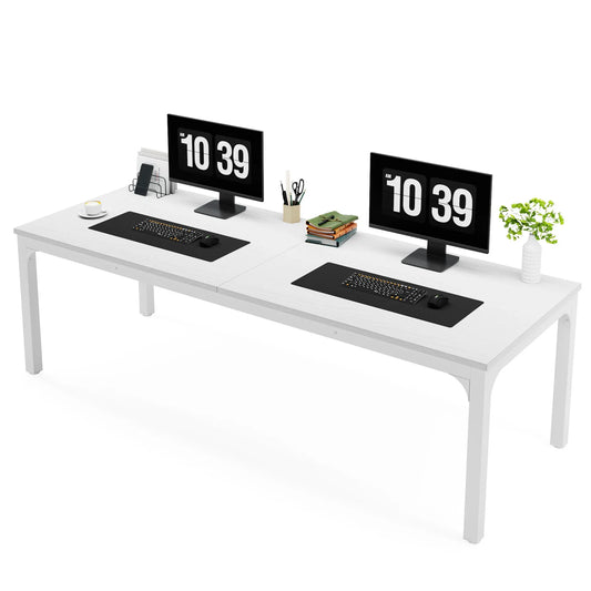 Tribesigns Double Long Desk for Home Office