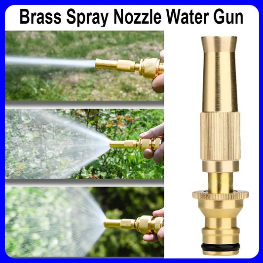 Brass Water Gun Spray Nozzle For High Pressure Hose