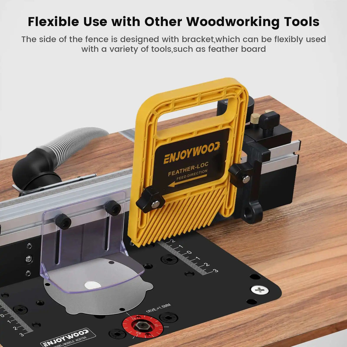 Enjoywood Router Table Fence Aluminum Alloy
