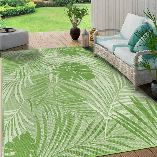 Outdoor Straw Rug Waterproof Polypropylene For Patio Deck
