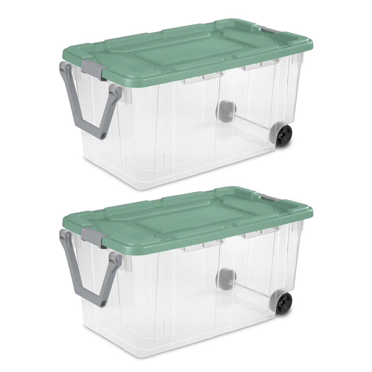 Premium Wheeled Plastic Storage Bin