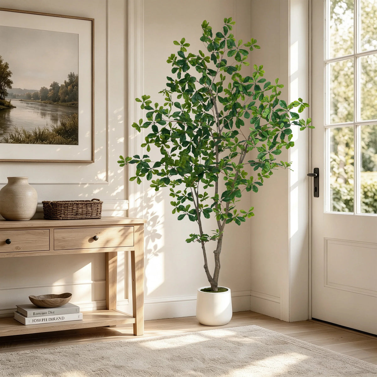 Faux Olive Tree Indoor Decor In Pot