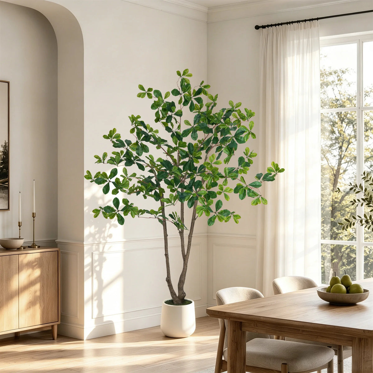 Faux Olive Tree Indoor Decor In Pot