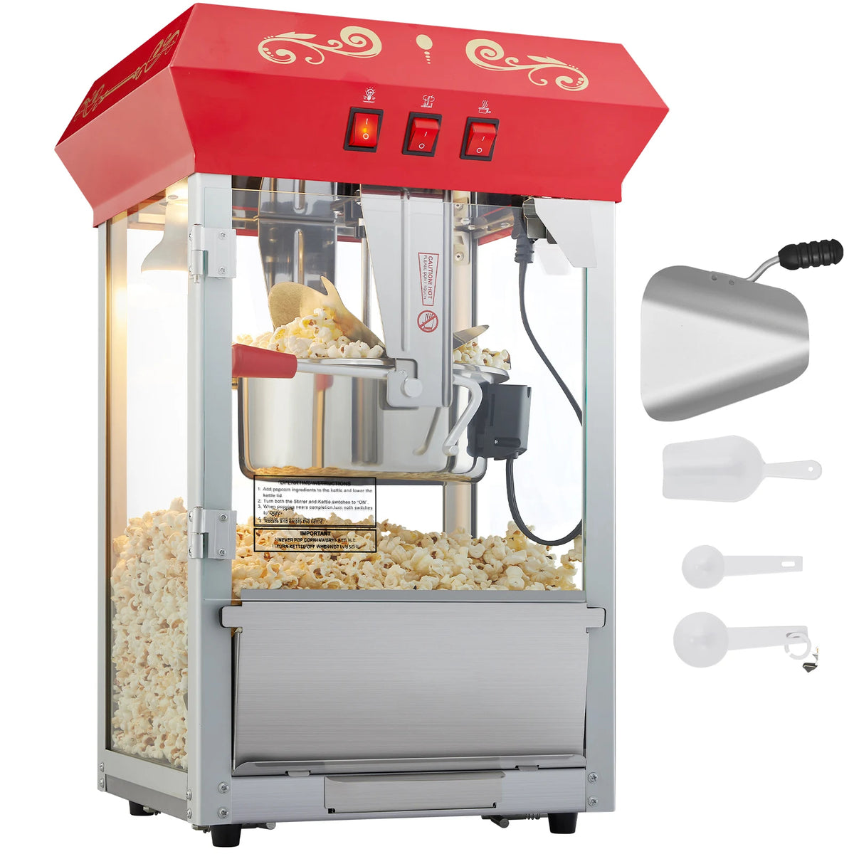 SucceBuy Commercial Electric Popcorn Maker Machine