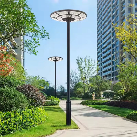 Solar UFO Street Lamp Household Community Garden Landscape Lighting Outdoor Bright LED Garden Lamp