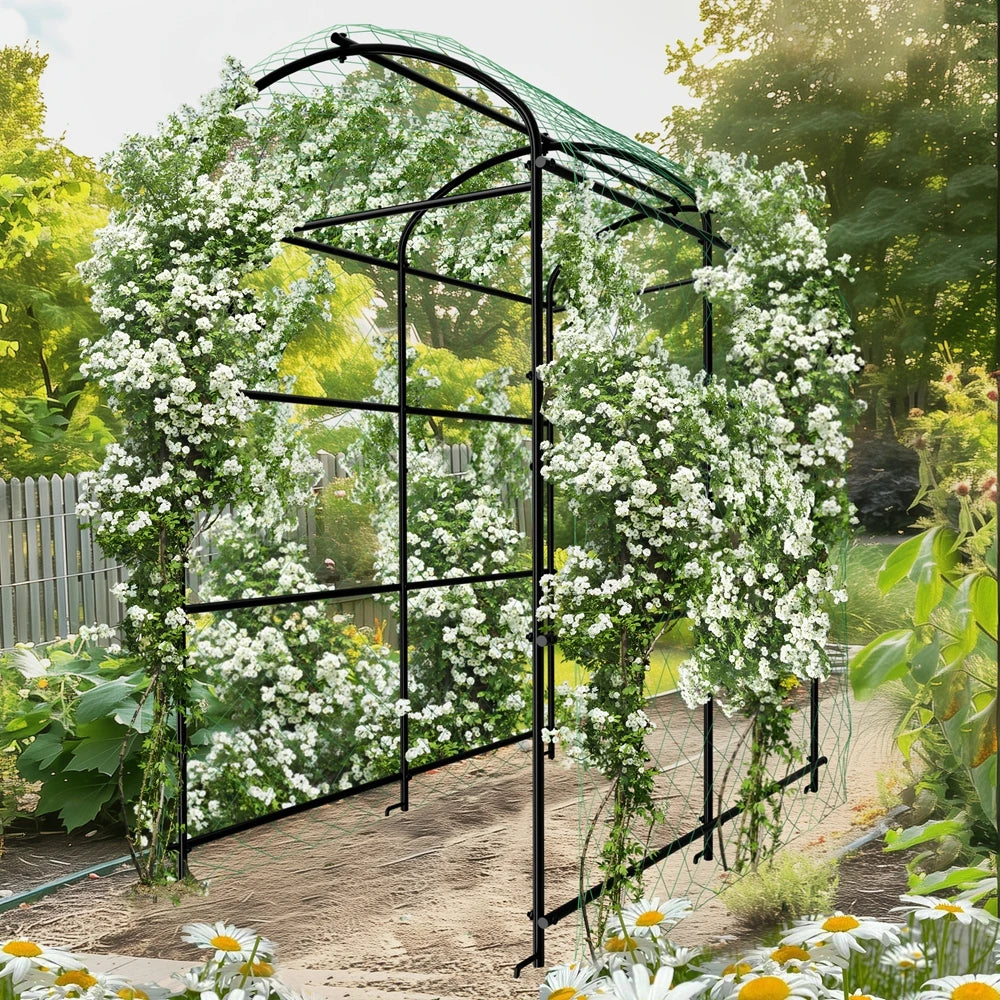 Wisfor Metal Garden Trellis For Climbing Plants