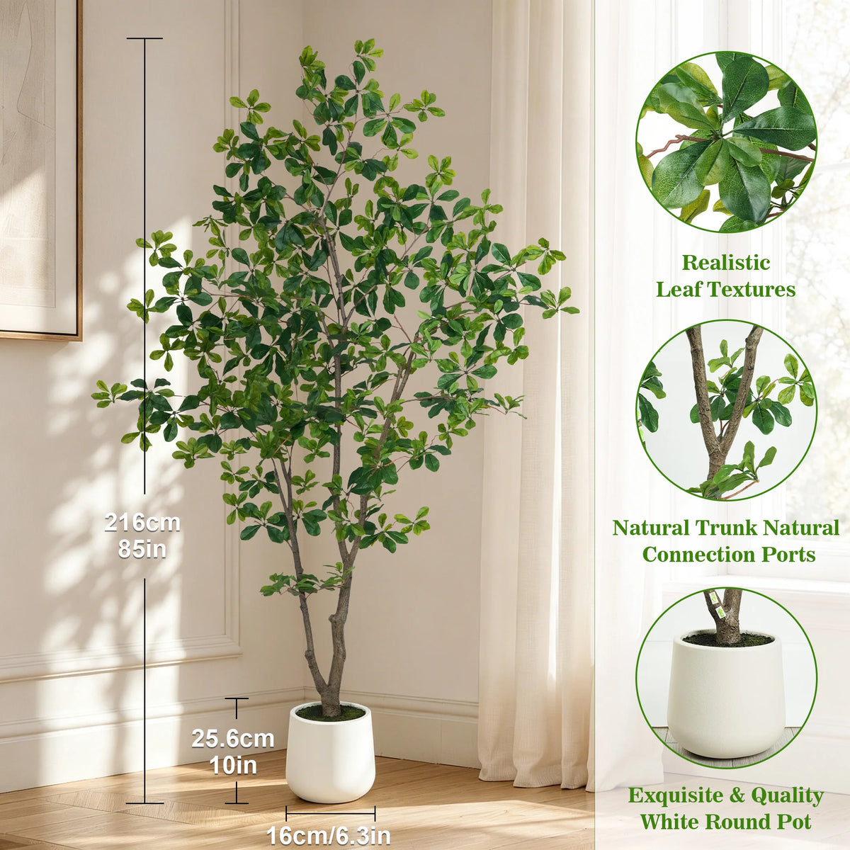 Faux Olive Tree Indoor Decor In Pot