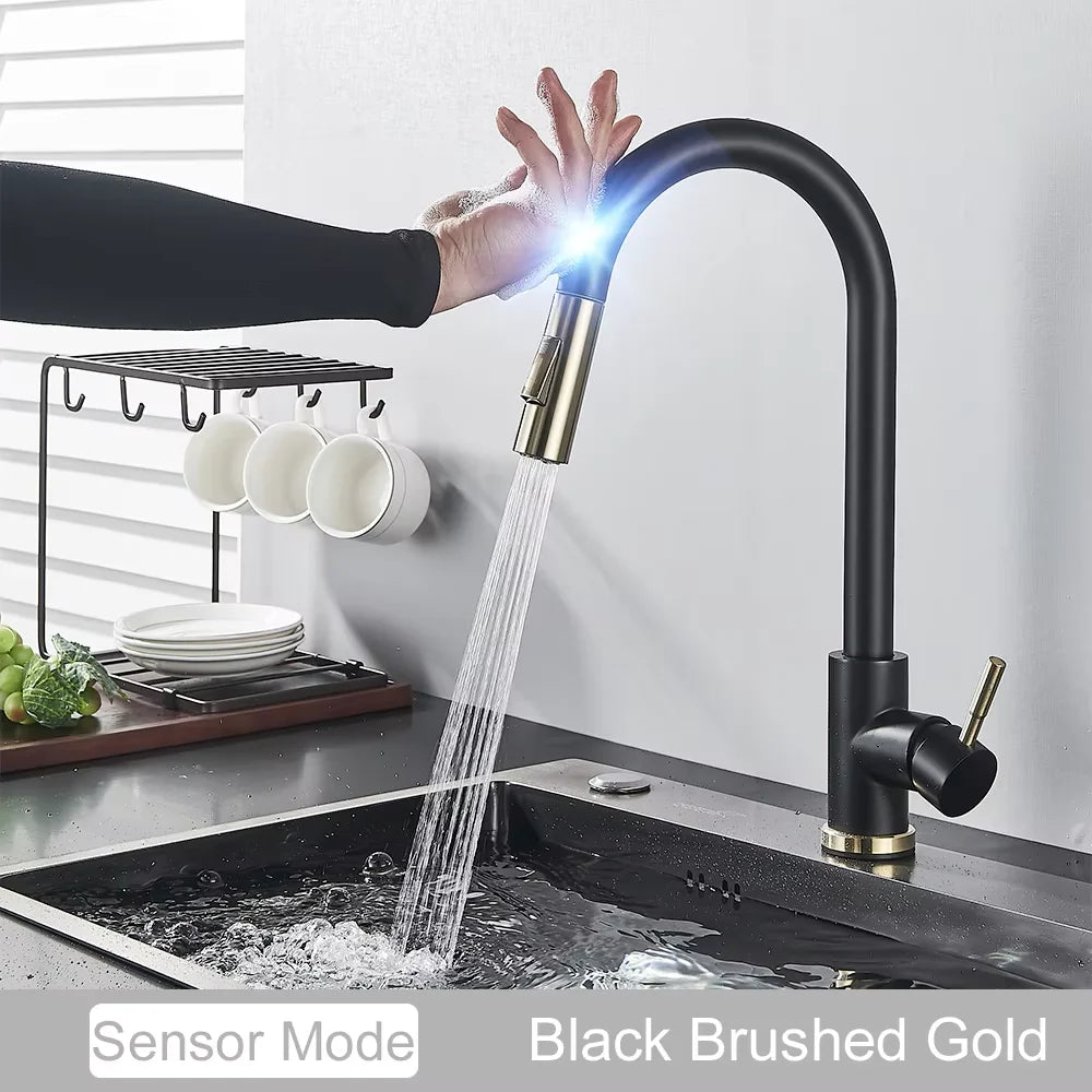 Fmhjfisd Touch Sensor Pull Out Kitchen Faucet