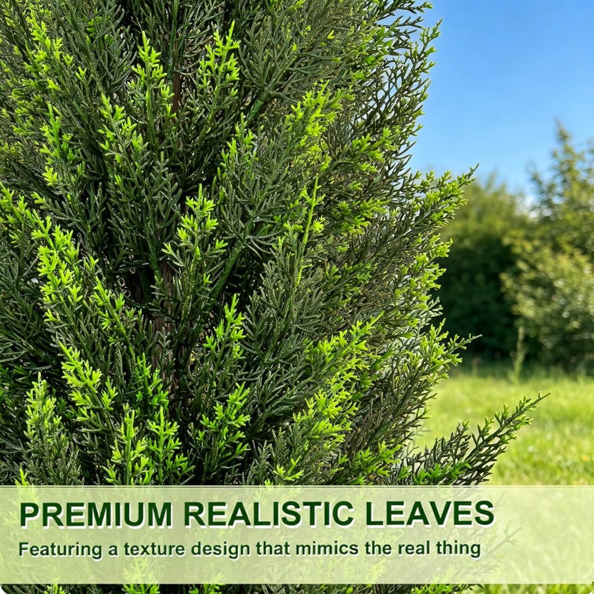 Artificial Cedar Topiary Trees for Indoor Outdoor Decor